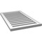Ekena Millwork Vertical Surface Mount PVC Gable Vent: Functional, w/ 2"W x 1-1/2"P Brickmould Frame, 20"W x 34"H GVPVE20X3402SF - alternate 4